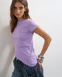 Topshop everyday tee in lilac