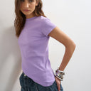 Topshop everyday tee in lilac