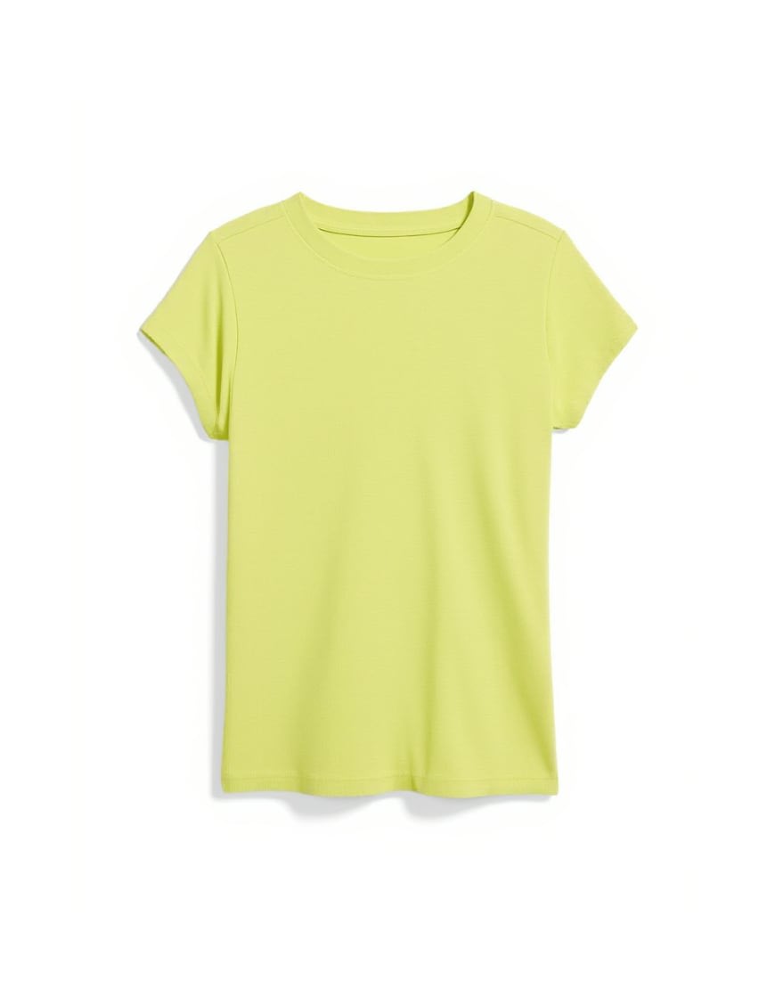 Topshop everyday tee in mid green