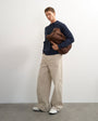 Topman classic fit knitted polo in navy