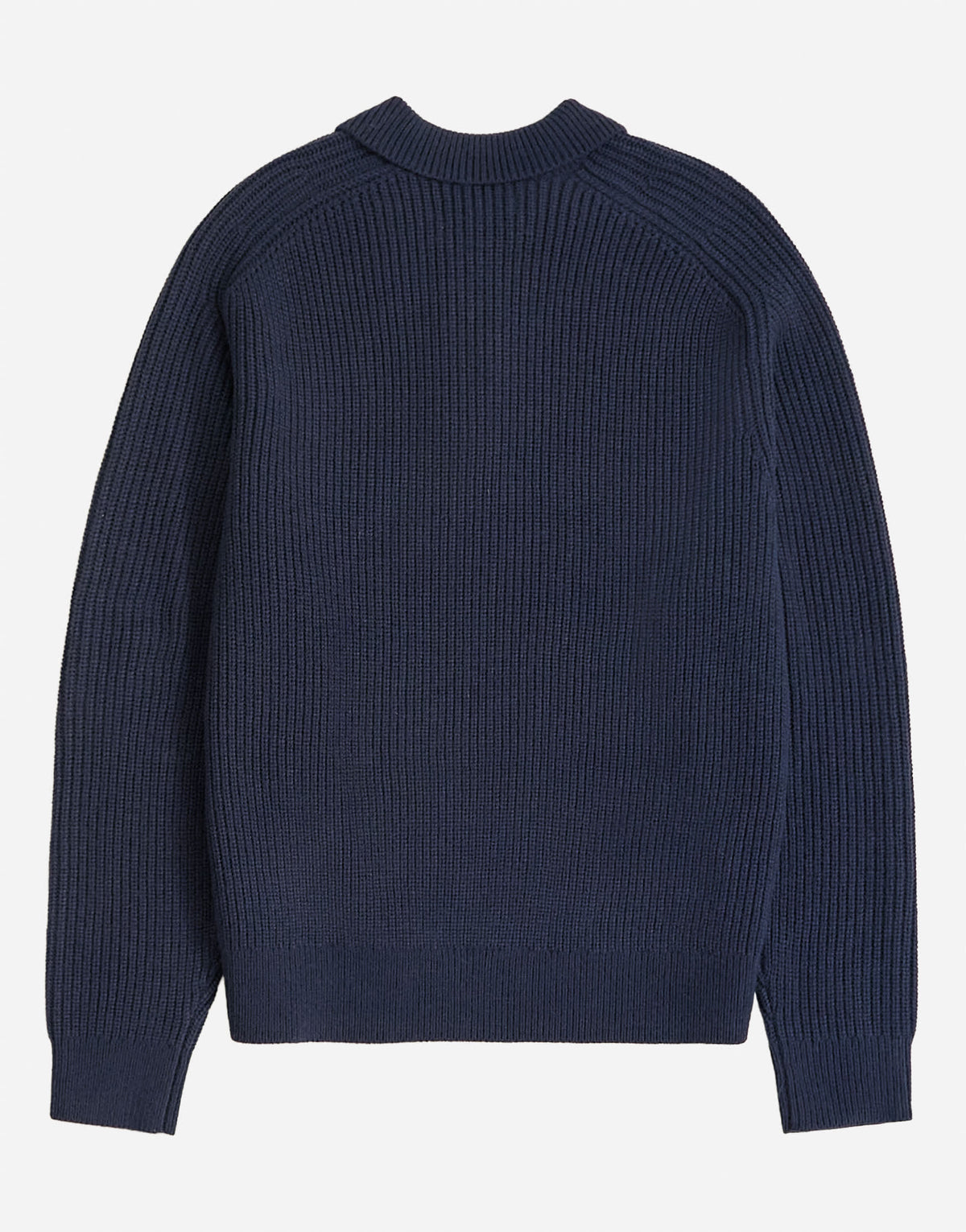 Topman classic fit knitted polo in navy