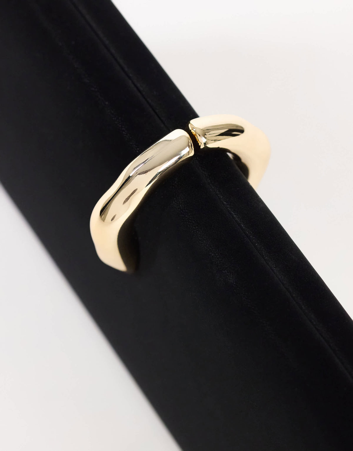 Topshop Jesse small clutch bag with hardware in black