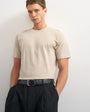Topman classic fit t-shirt in stone