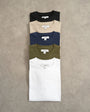Topman 5 pack classic fit t-shirt in black, white, stone, navy and khaki