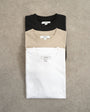 Topman 3 pack classic fit t-shirt in black, white and stone