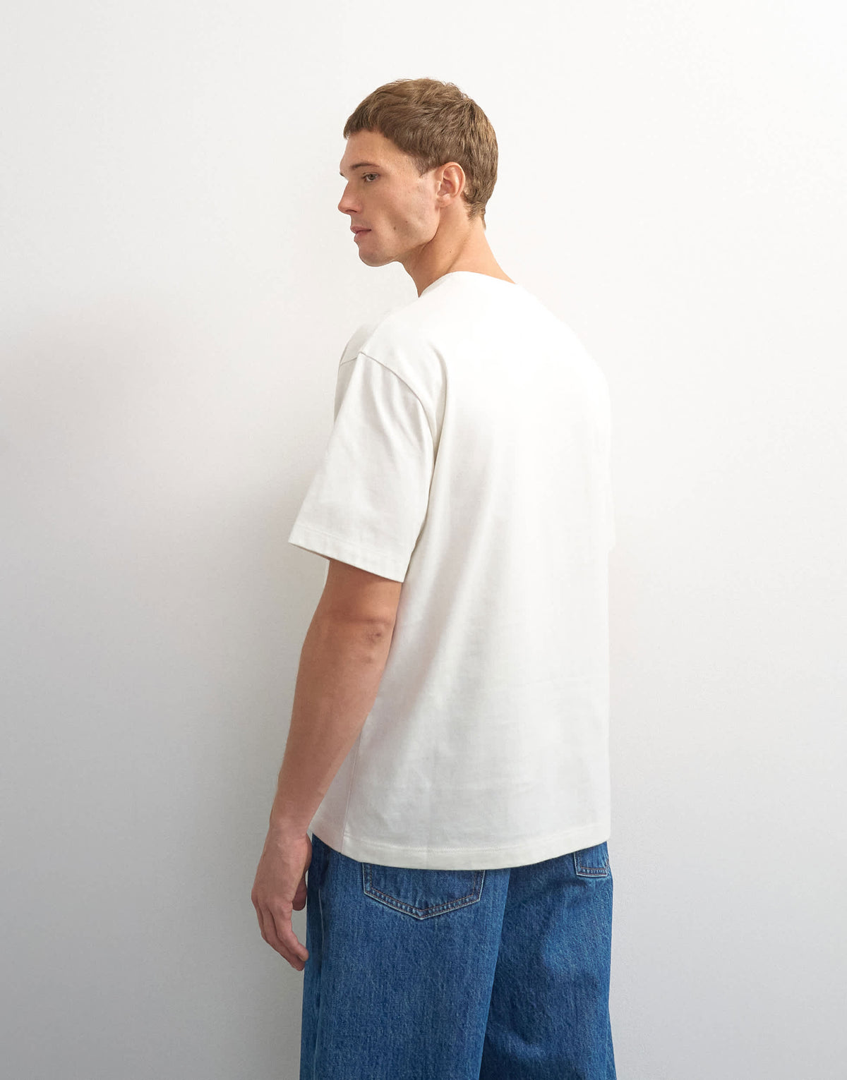 Topman 3 pack relaxed fit t-shirt in ecru, navy and stone