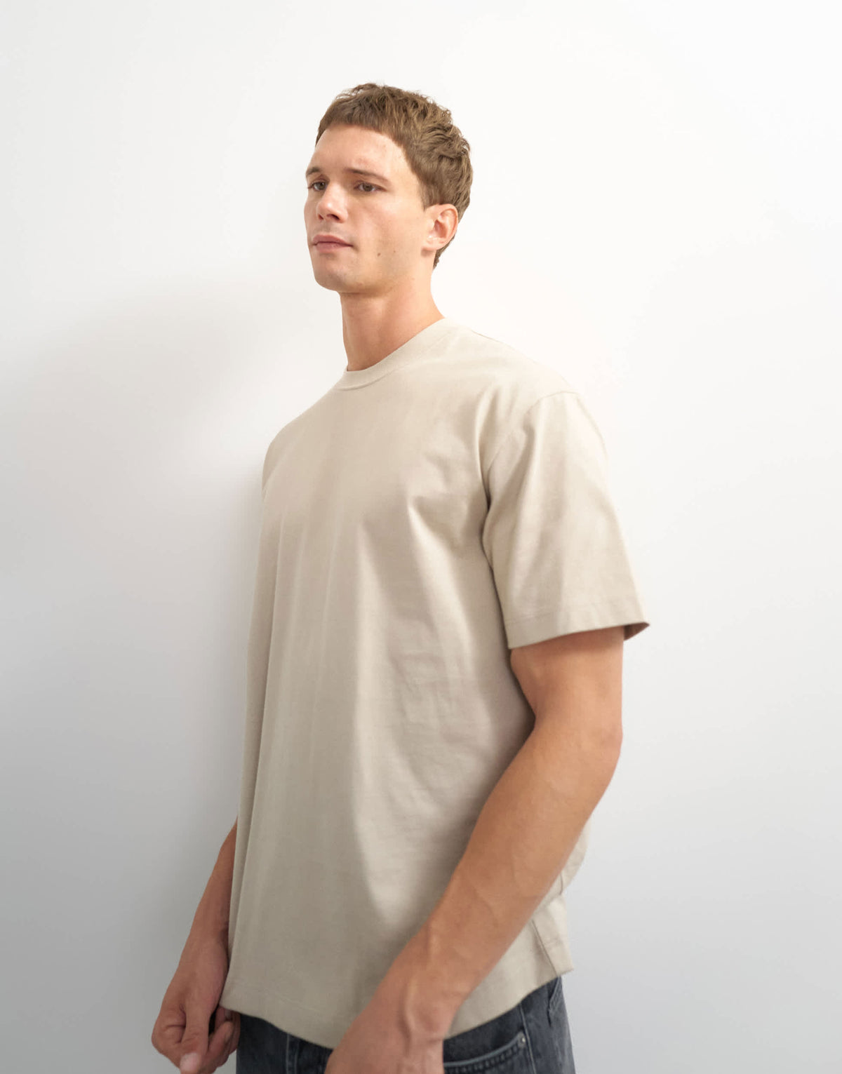 Topman relaxed fit t-shirt in stone
