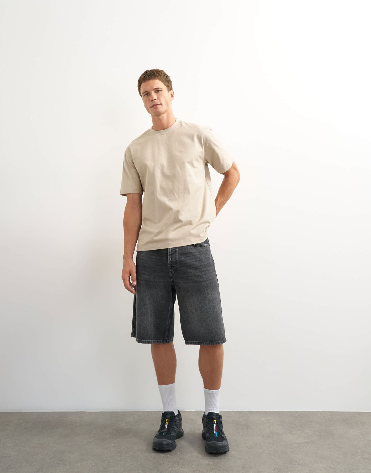 Topman relaxed fit t-shirt in stone