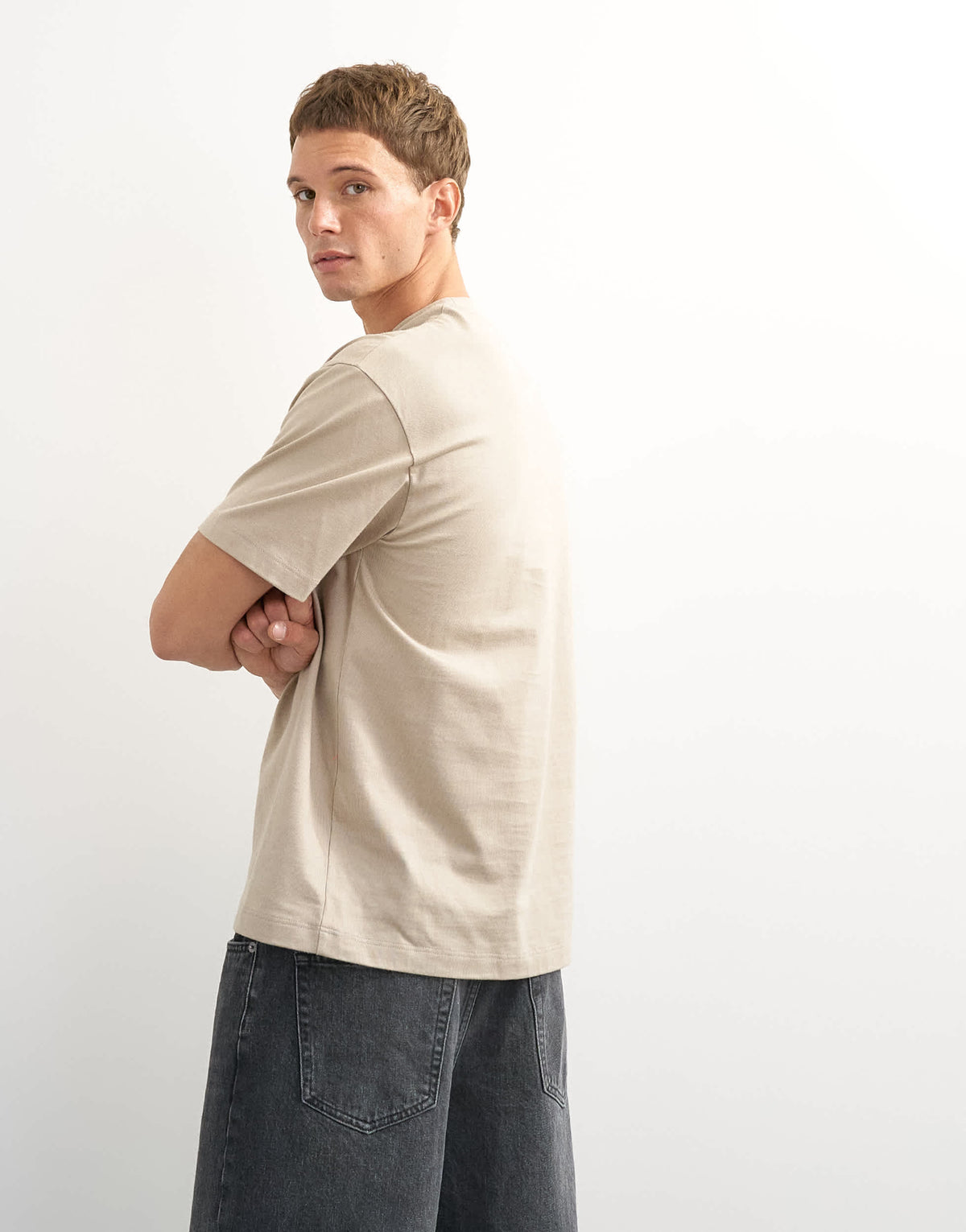 Topman relaxed fit t-shirt in stone