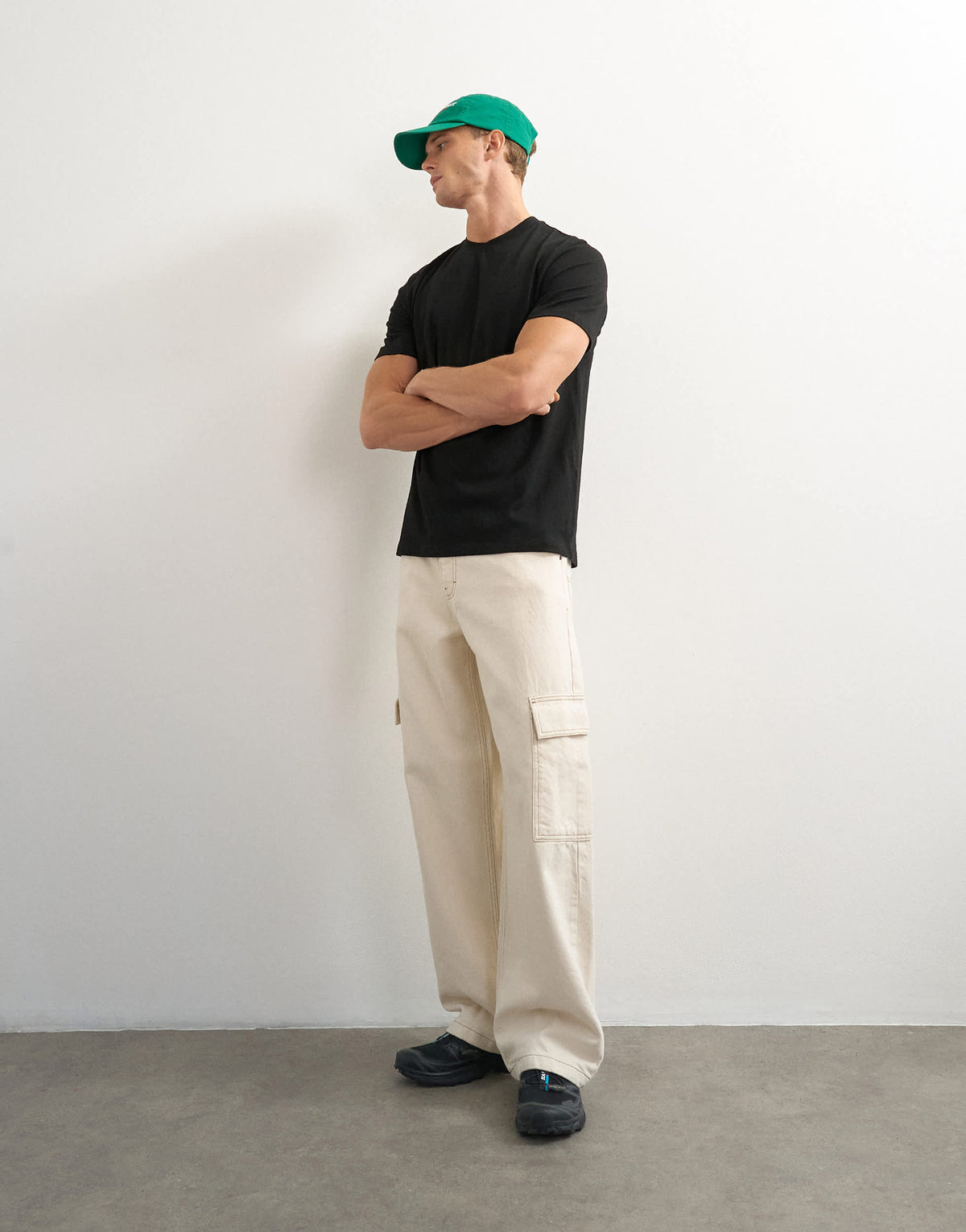 Topman 3 pack classic fit t-shirt in black