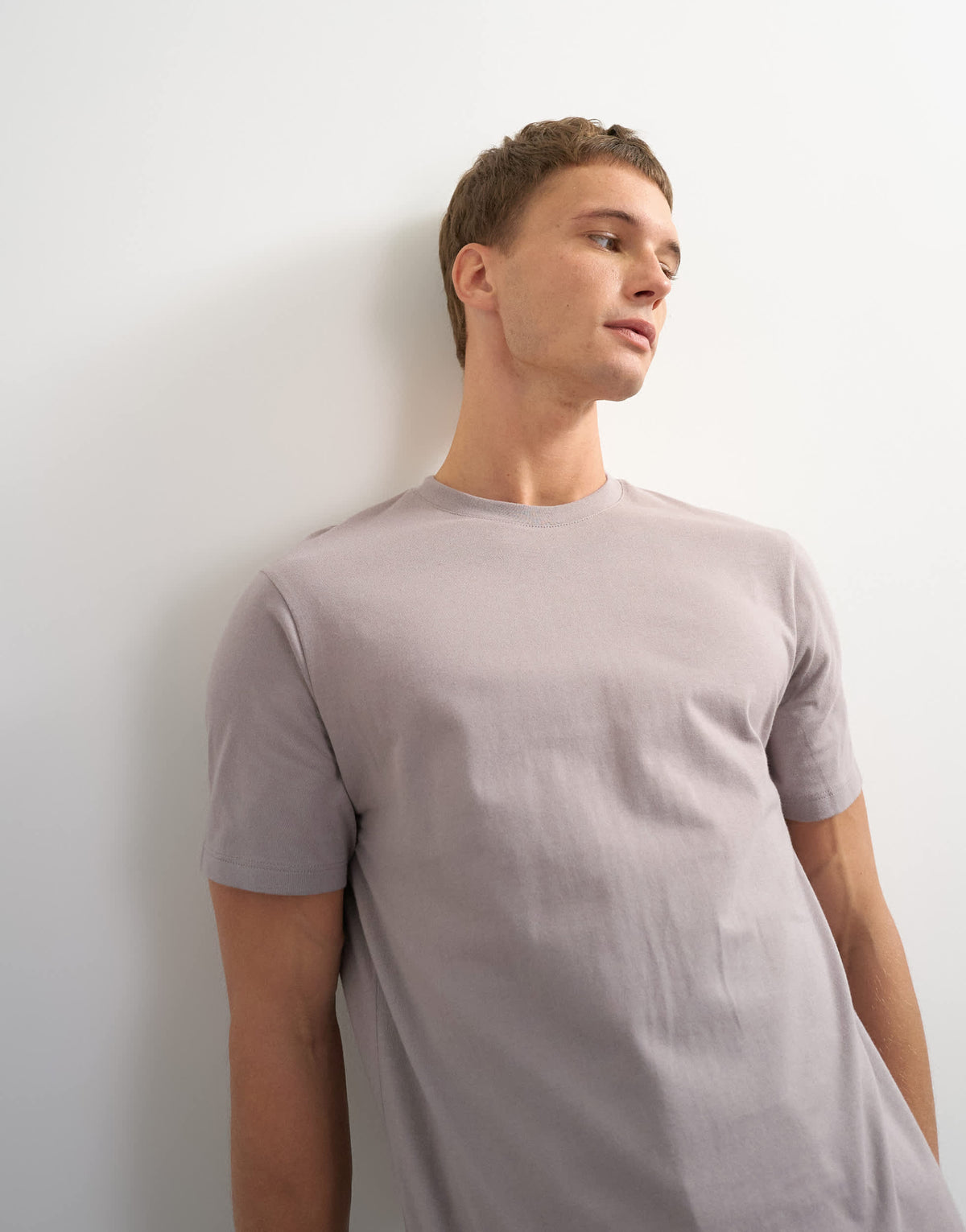 Topman classic fit t-shirt in grey
