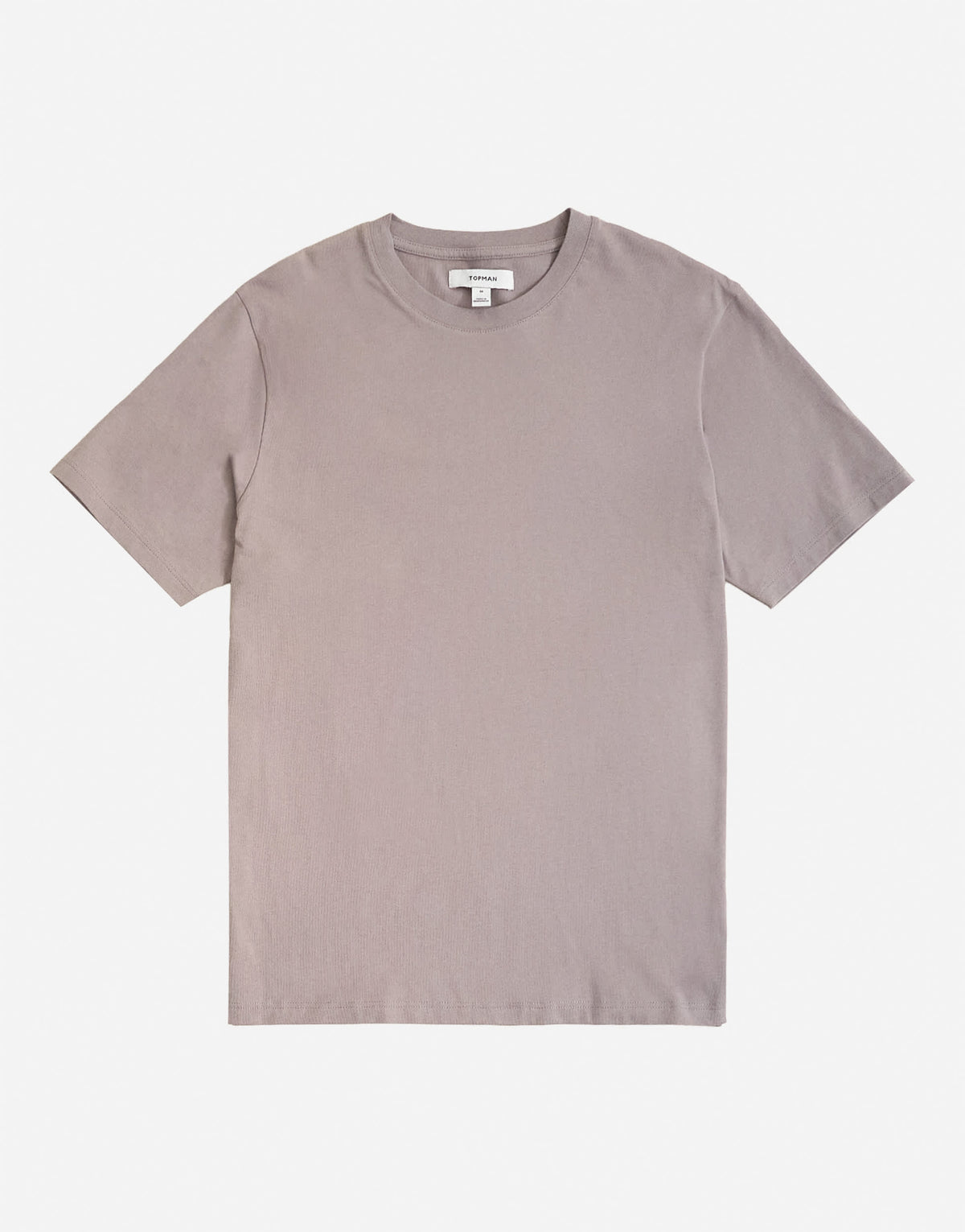 Topman classic fit t-shirt in grey