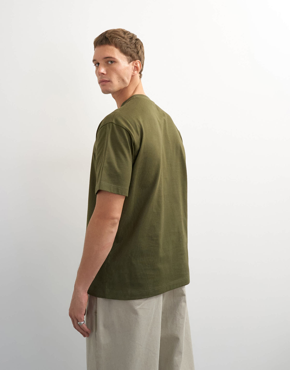 Topman relaxed fit t-shirt in khaki