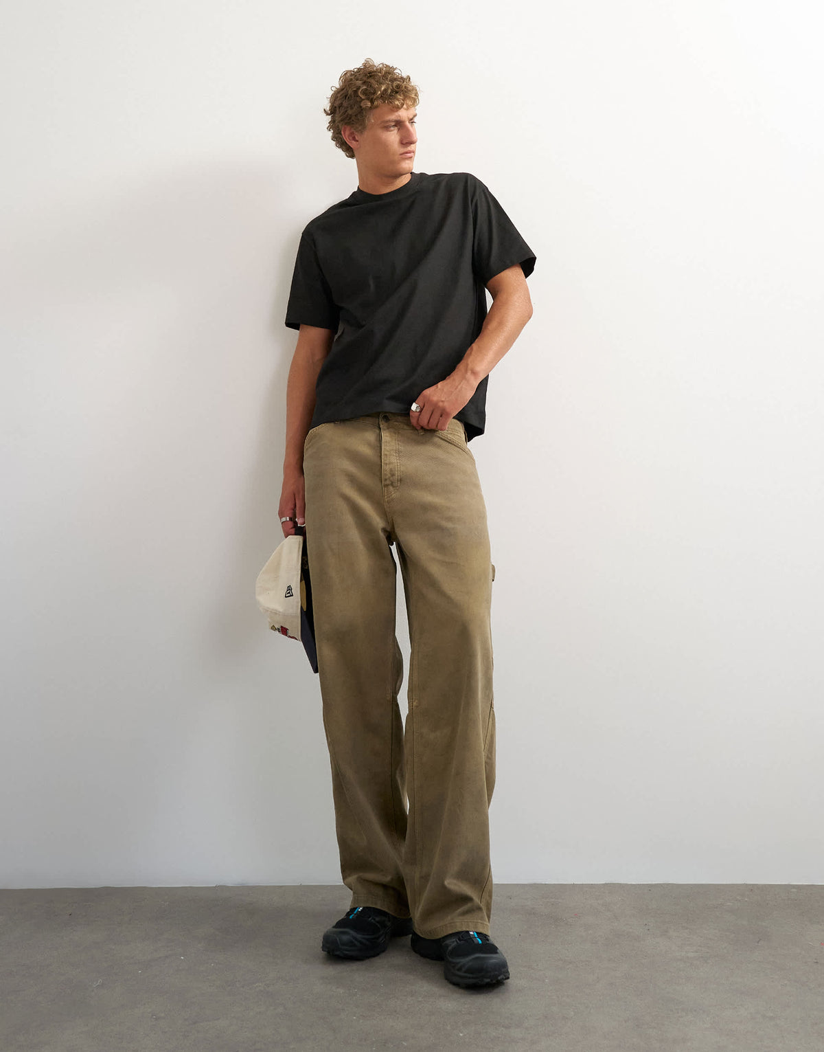 Topman relaxed fit t-shirt in black