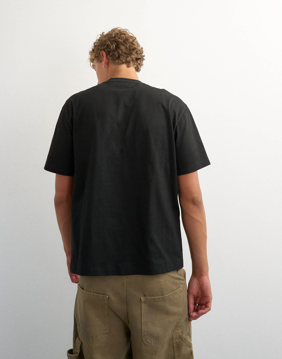 Topman relaxed fit t-shirt in black