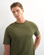 Topman classic fit t-shirt in khaki