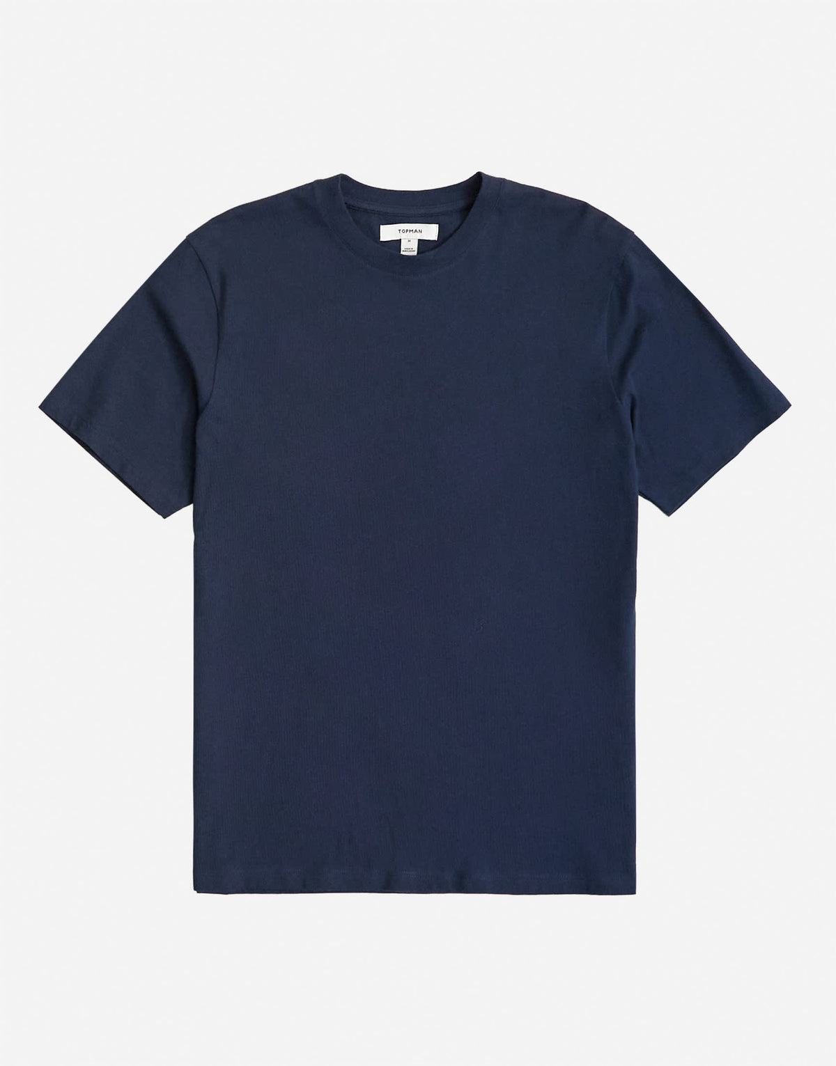 Topman classic fit t-shirt in navy