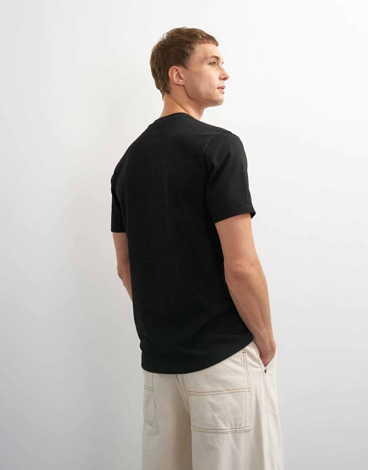 Topman classic fit t-shirt in black