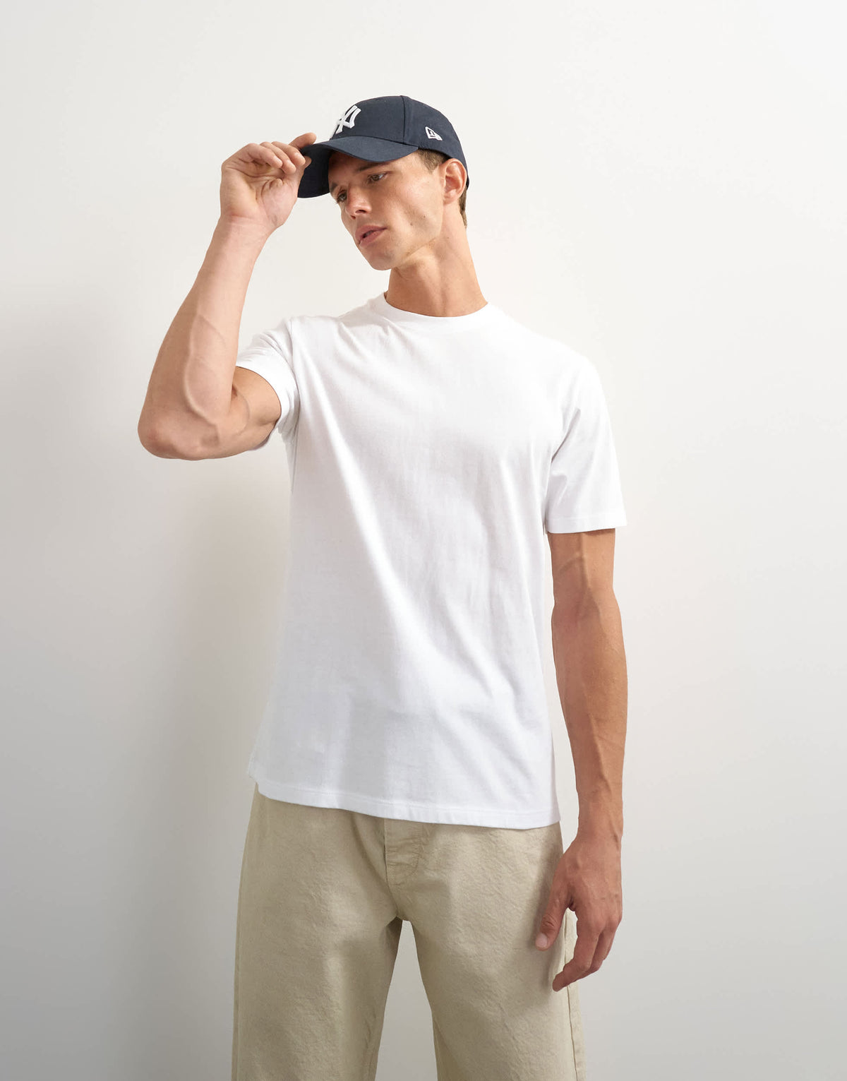 Topman classic fit t-shirt in white