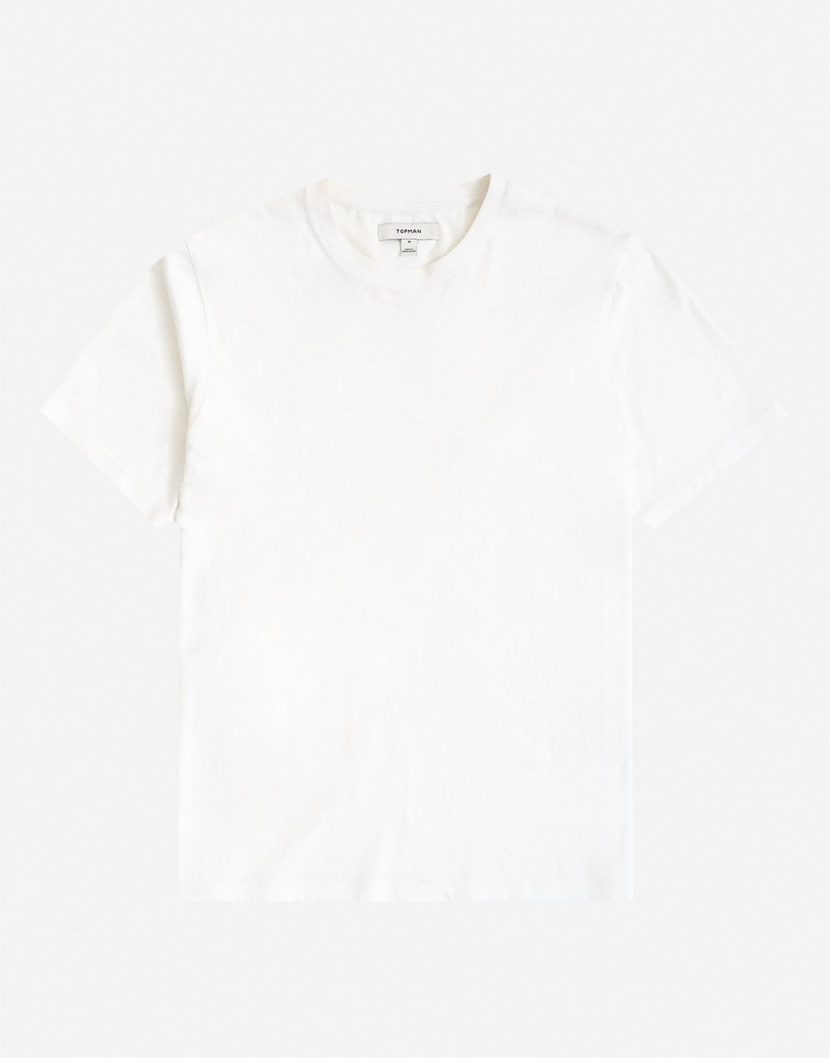 Topman classic fit t-shirt in white