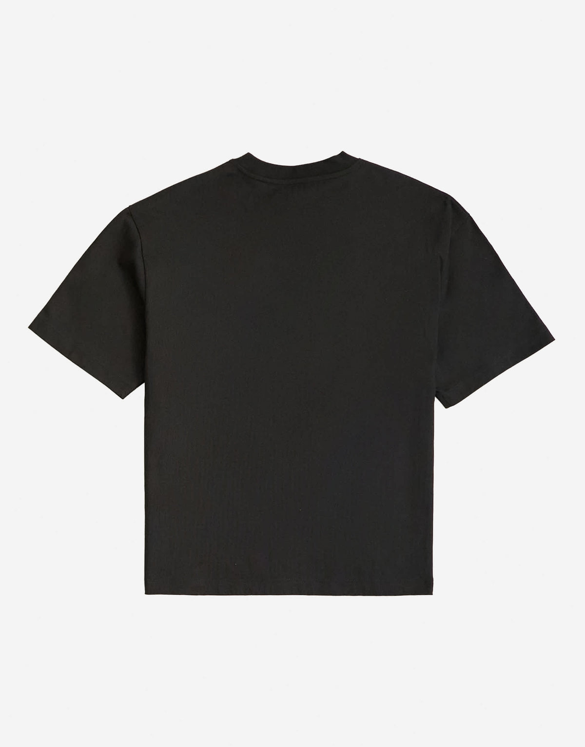 Topman relaxed fit crop t-shirt in black