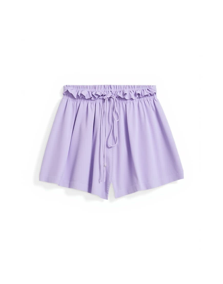 Topshop co ord modal mini short in lilac