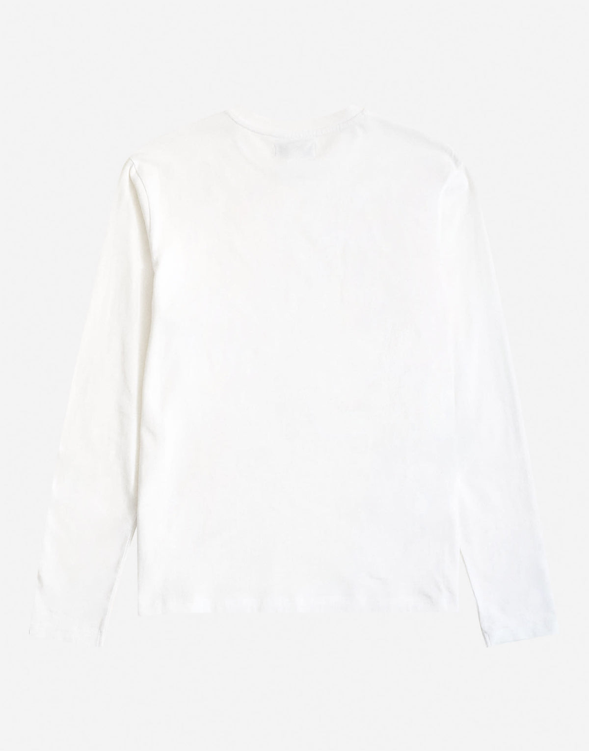 Topman classic fit long sleeve t-shirt in white