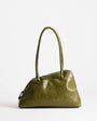 Topshop Skyler large angular shoulder bag in green