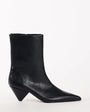 Topshop Kiki cone heel ankle boot in black