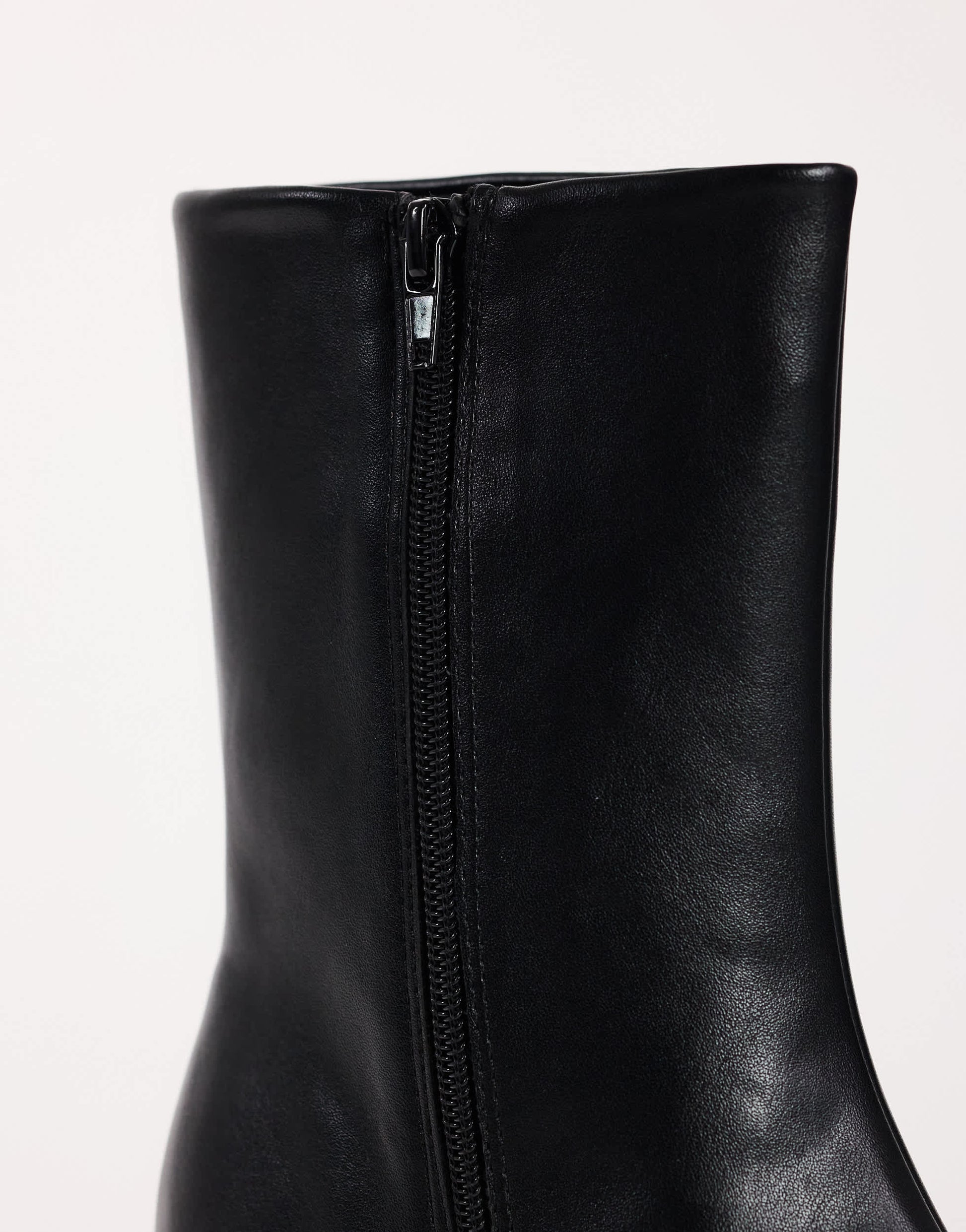 Topshop Kiki cone heel ankle boot in black