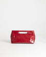 Topshop Daniel medium rectangle grab bag in red croc