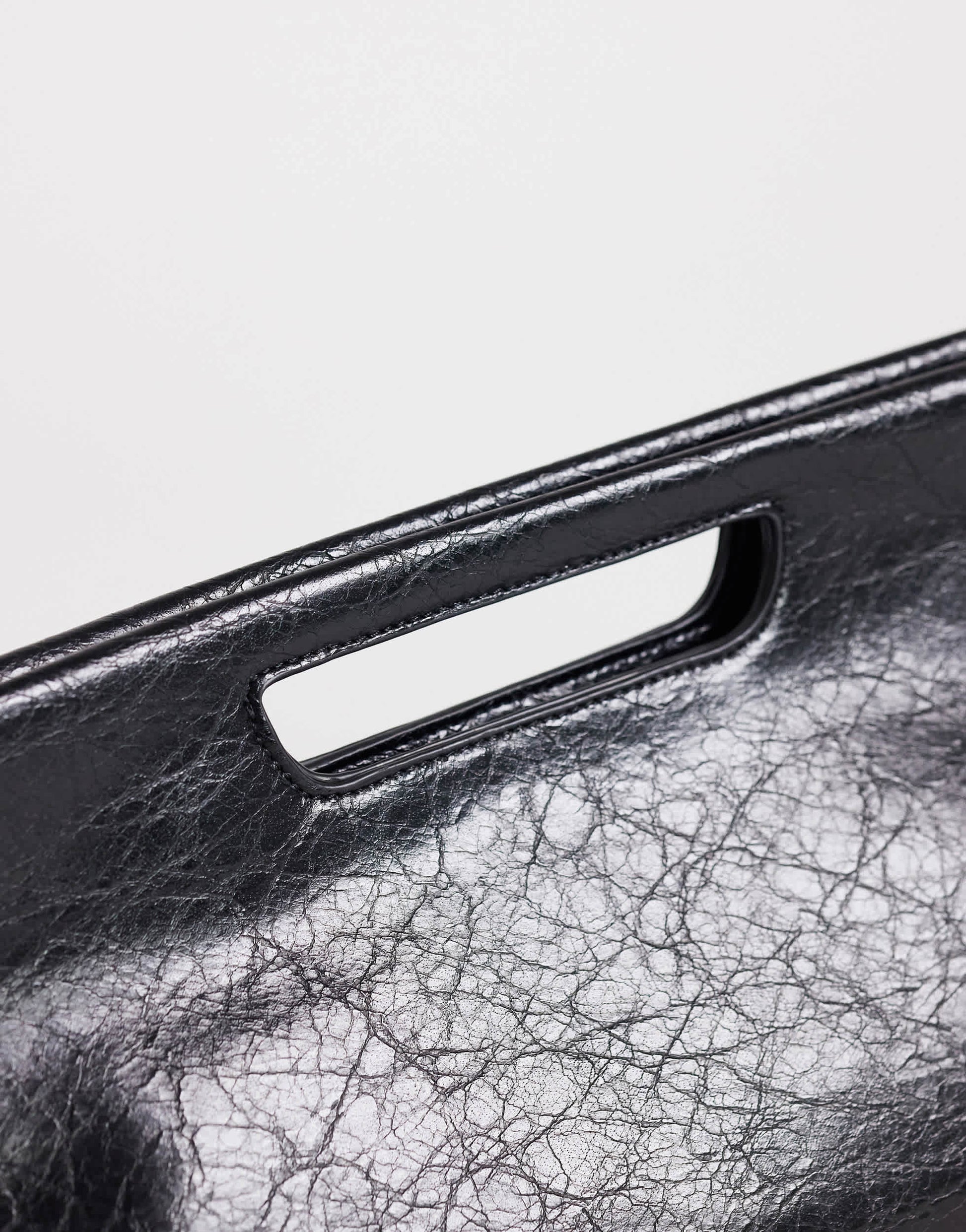 Topshop Daniel rectangle grab bag in black