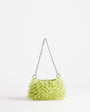 Topshop Scarlett small beaded shoulder bag in green