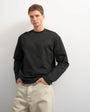 Topman relaxed fit long sleeve t-shirt in black