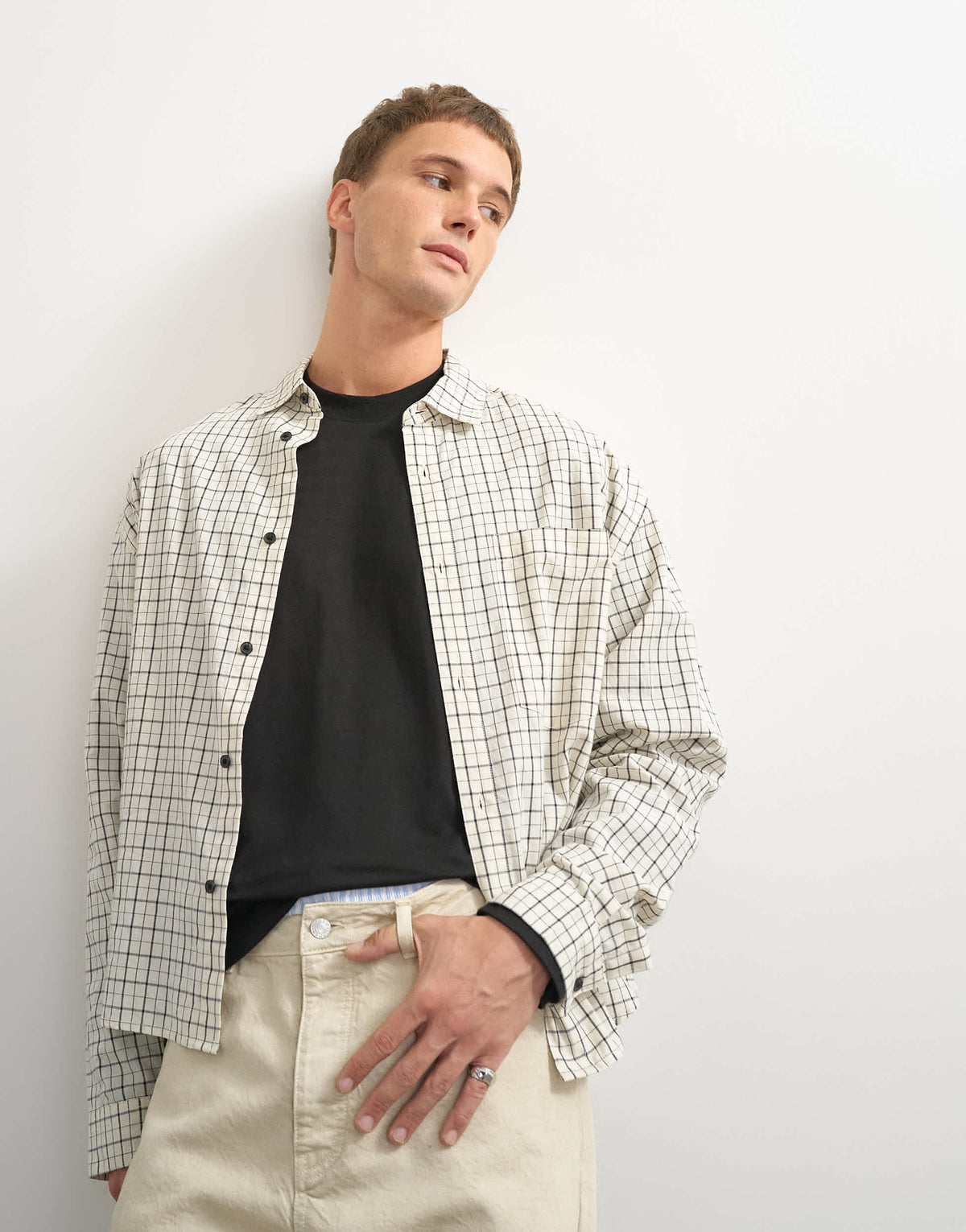 Topman relaxed fit long sleeve t-shirt in black