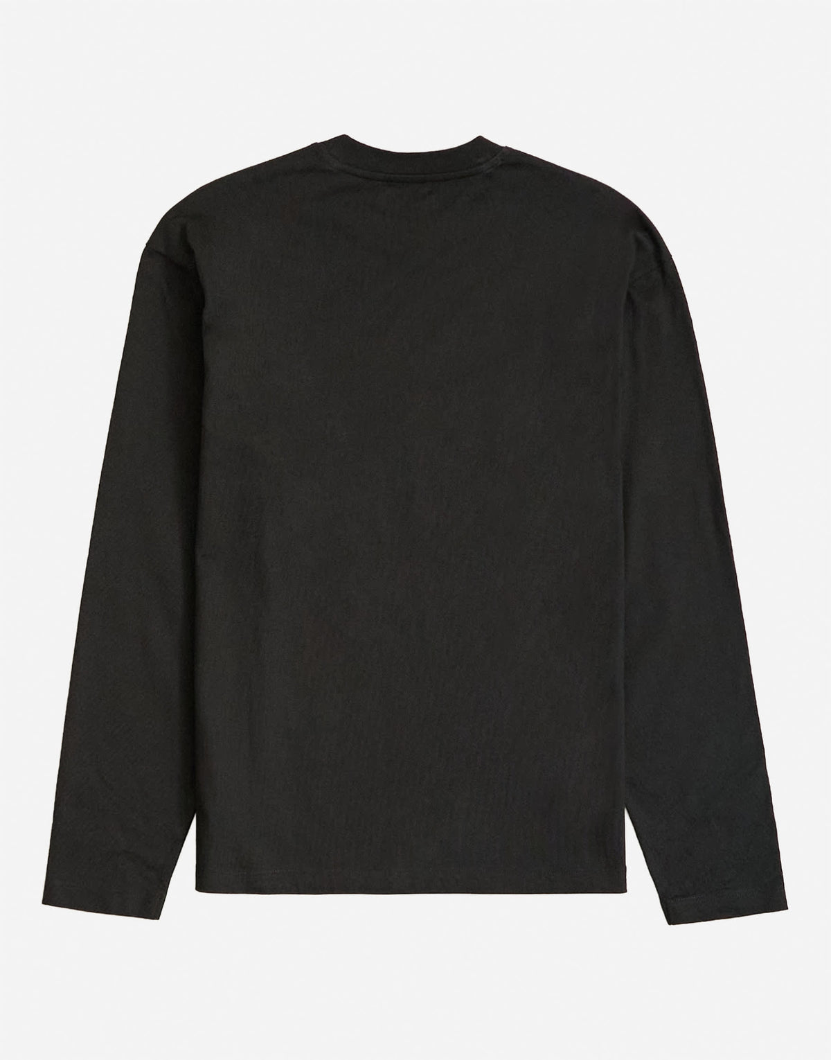 Topman relaxed fit long sleeve t-shirt in black