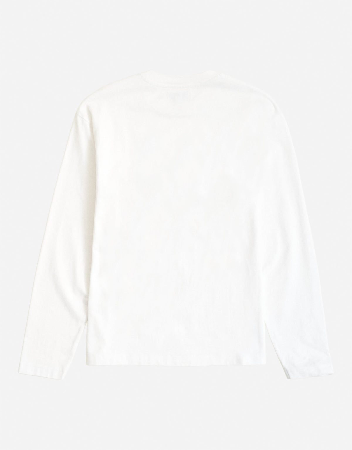 Topman relaxed fit long sleeve t-shirt in white