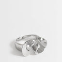 Topshop Rue waterproof stainless steel ring in silver