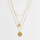 Topshop Oliver waterproof stainless steel multipack necklace in gold