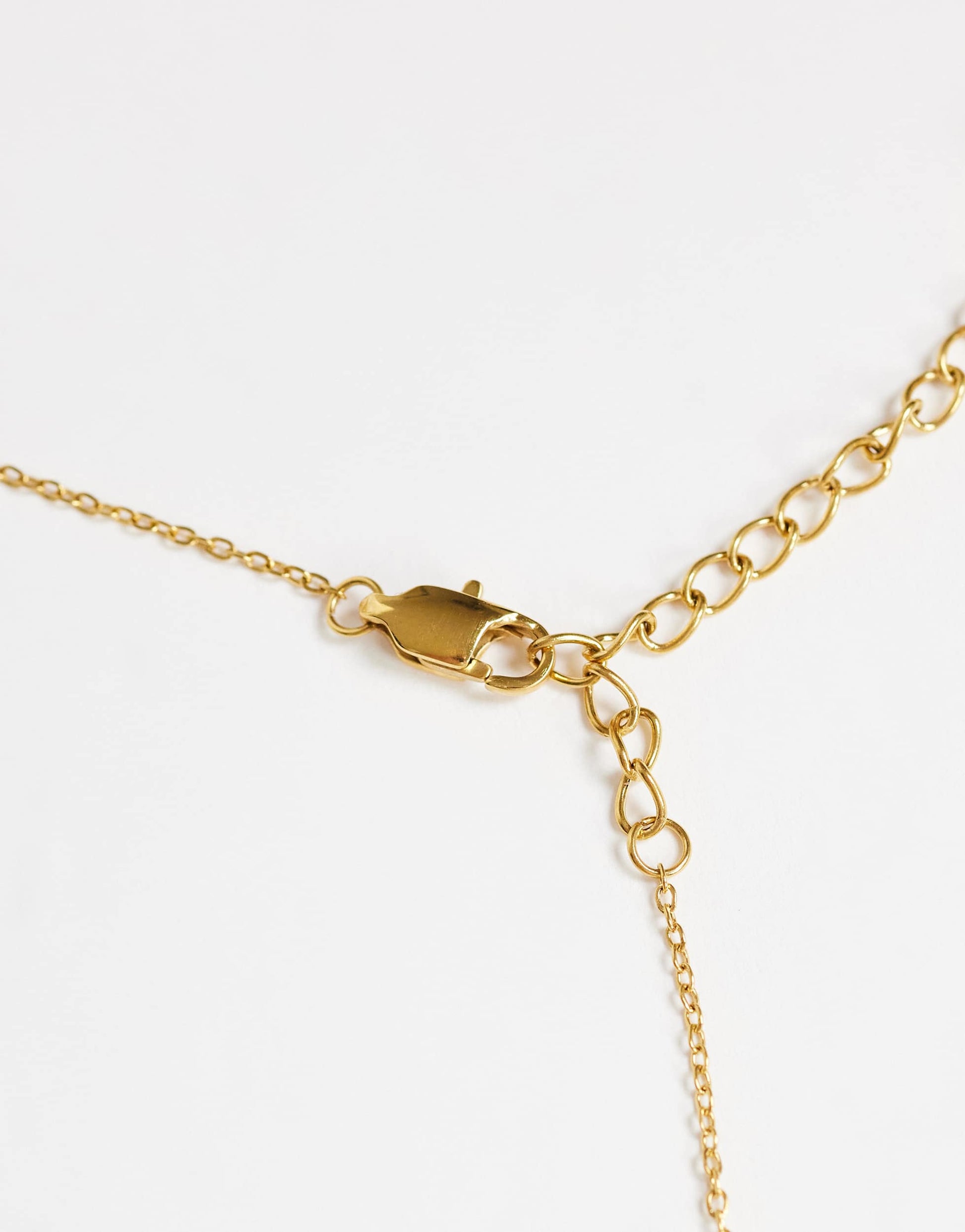Topshop Oliver waterproof stainless steel multipack necklace in gold