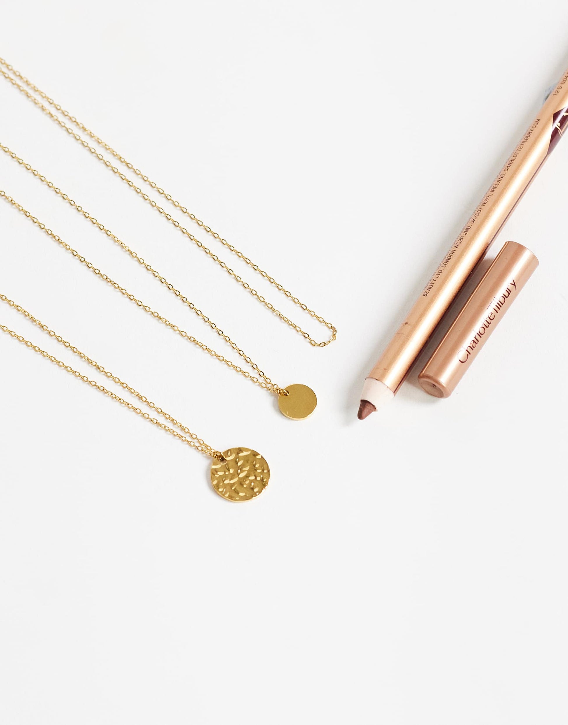 Topshop Oliver waterproof stainless steel multipack necklace in gold