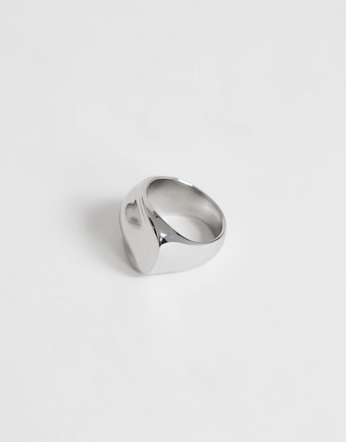 Topshop Roma waterproof stainless steel ring in gold