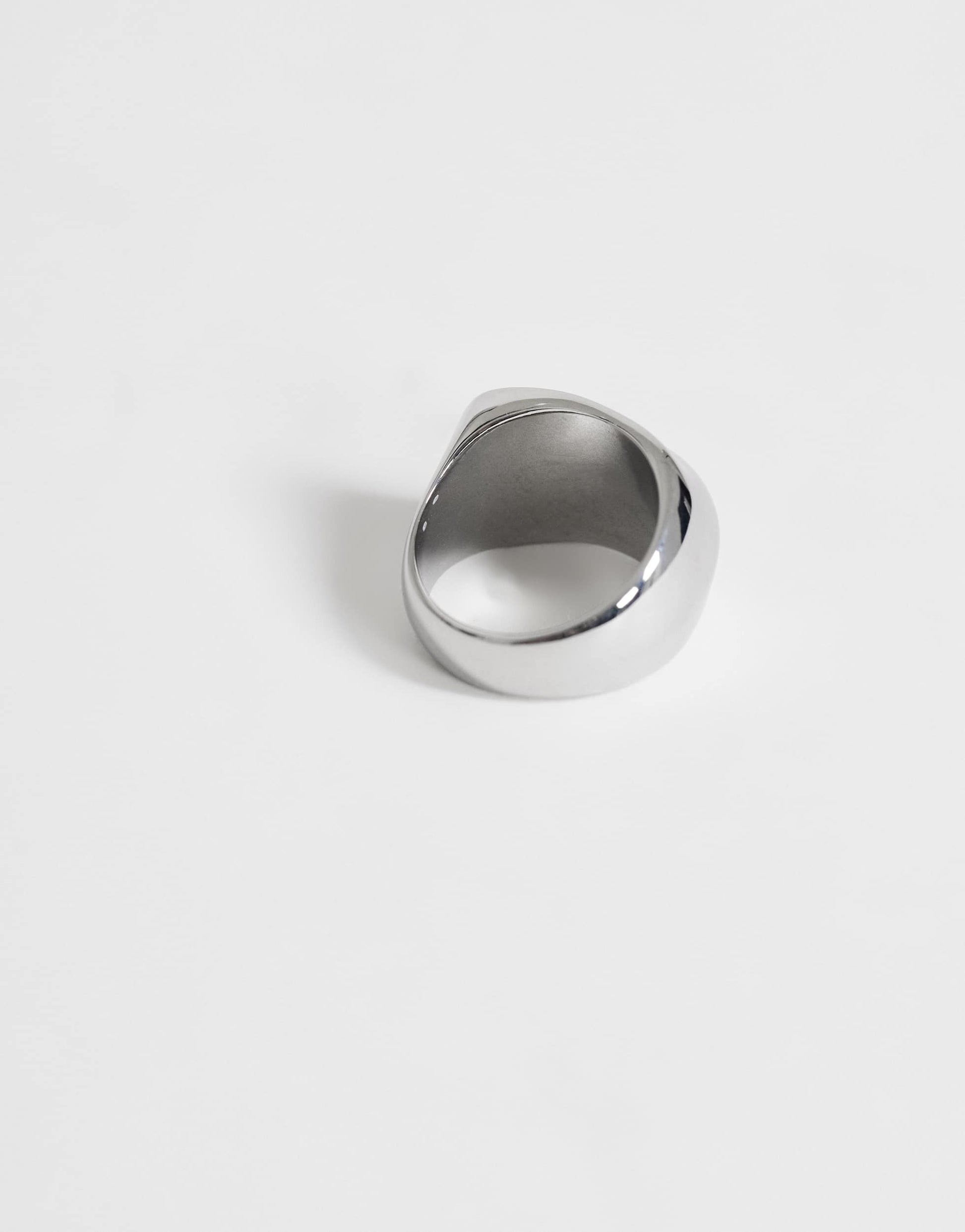 Topshop Roma waterproof stainless steel ring in gold