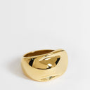 Bague imperméable en acier inoxydable « Roma » de Topshop, couleur argent