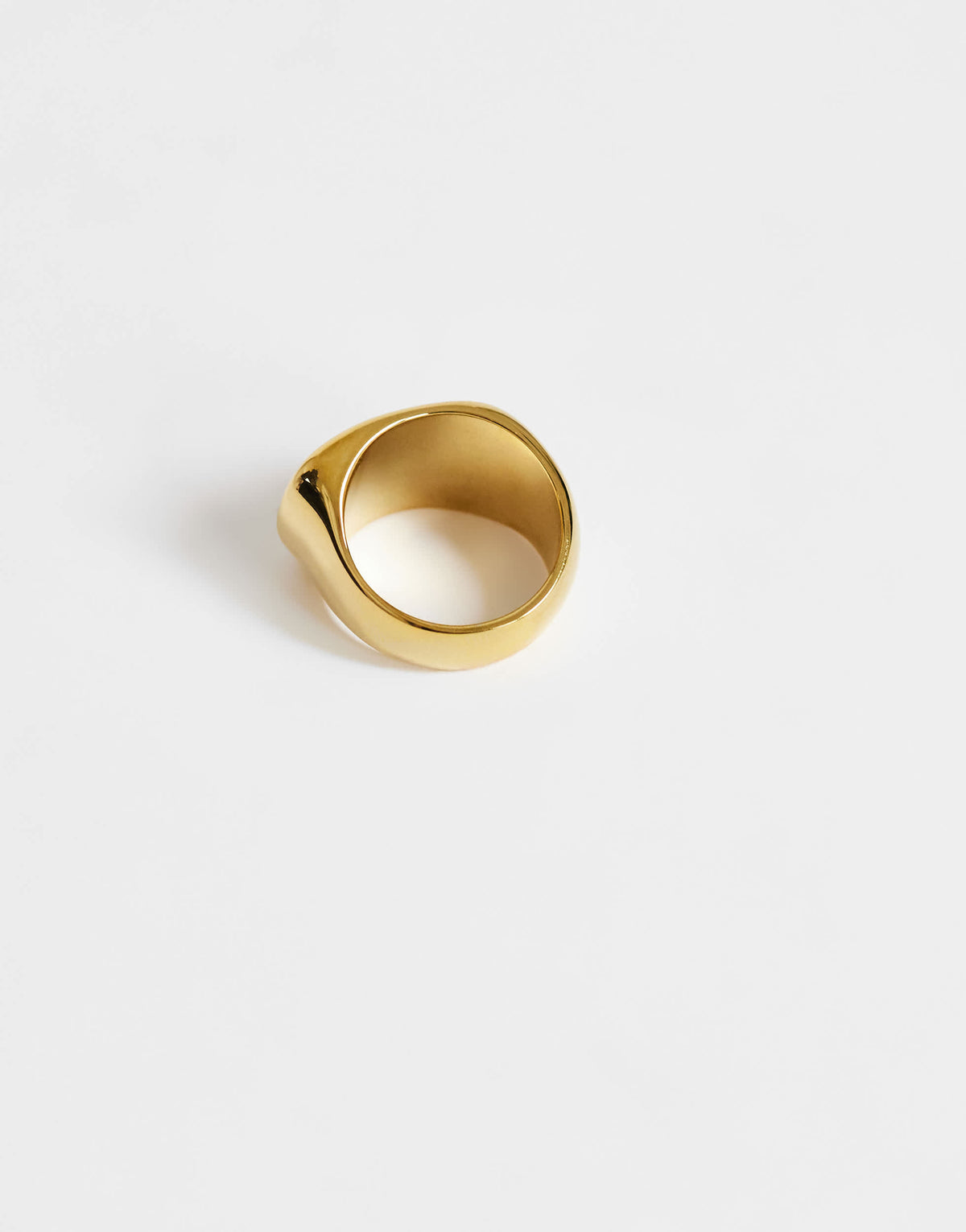 Topshop Roma waterproof stainless steel ring in silver