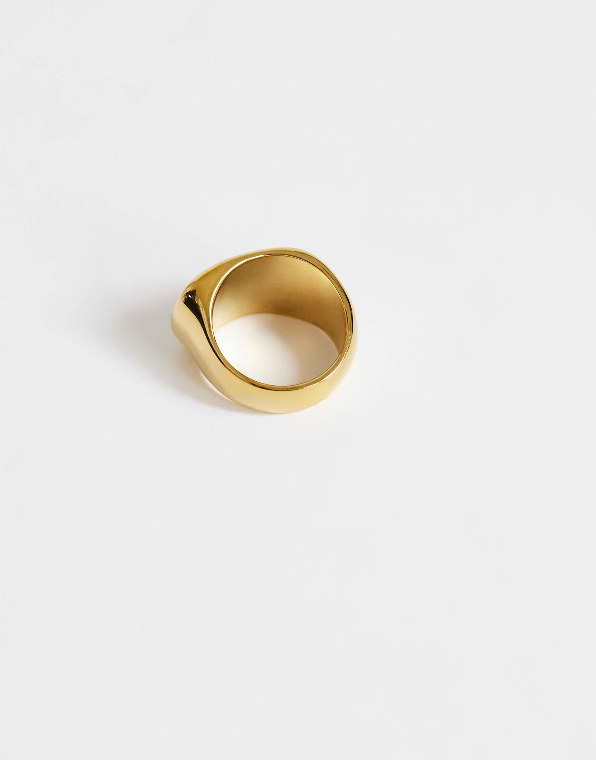 Topshop Roma waterproof stainless steel ring in silver