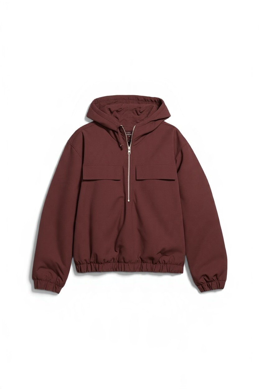 Topshop organza bomber in brown