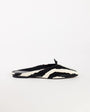 Topshop Blythe knotted flat mule in zebra print hair on real leather