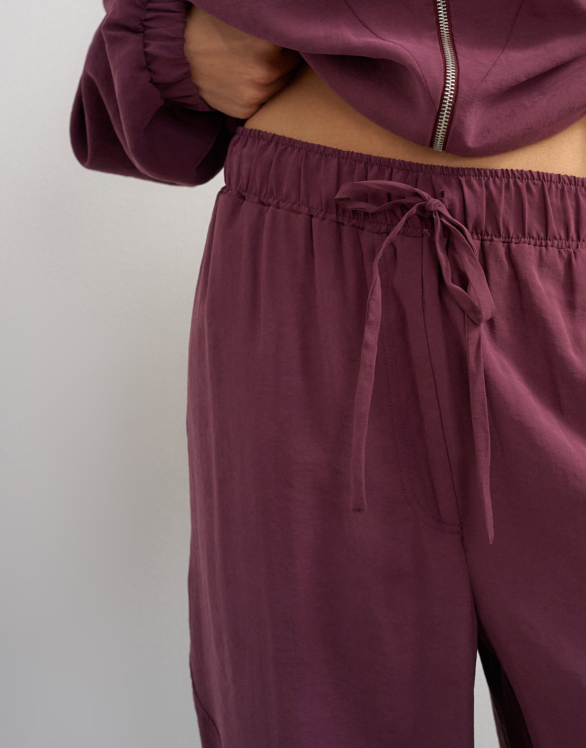 Topshop co ord horseshoe trouser in fig