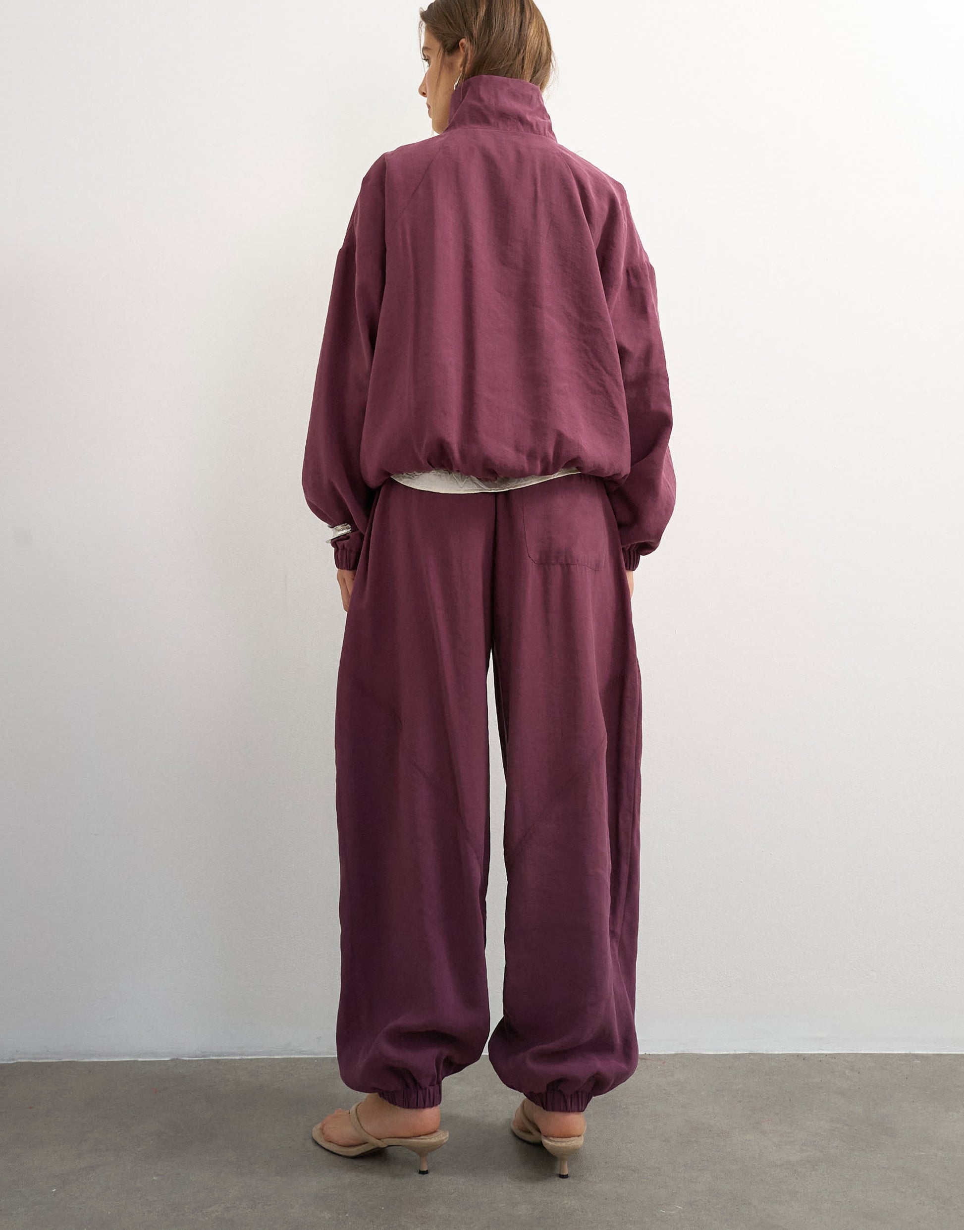 Topshop co ord horseshoe trouser in fig